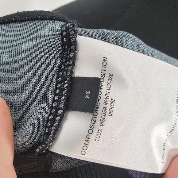 NEW Alexander McQueen SZ XS Black Butterfly Ruched Cocktail Dress 2012 Bodycon - Picture 12 of 12